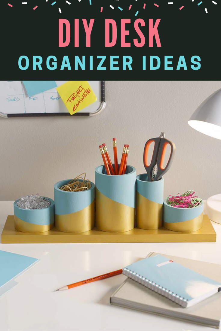 diy desk organization ideas