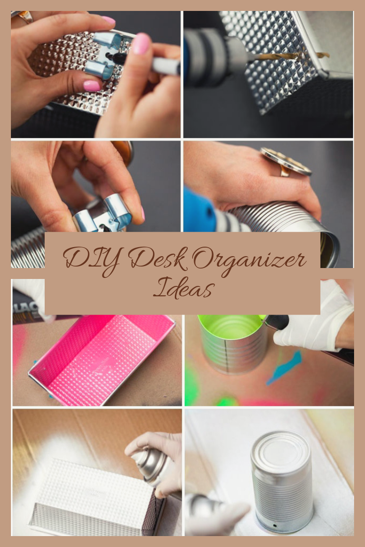 diy desk organization and storage ideas