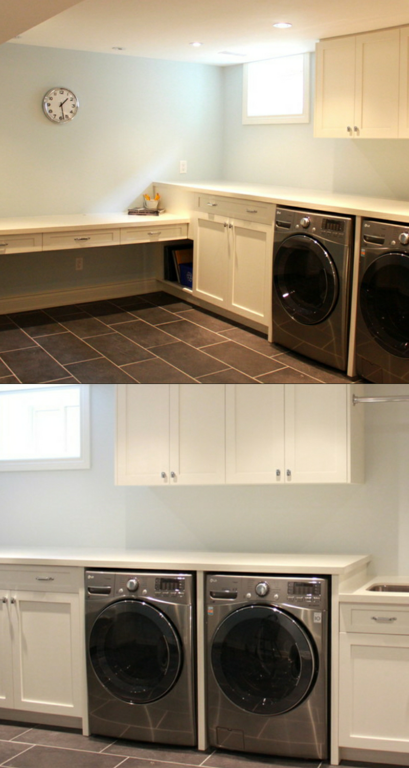 basement laundry room decorating ideas