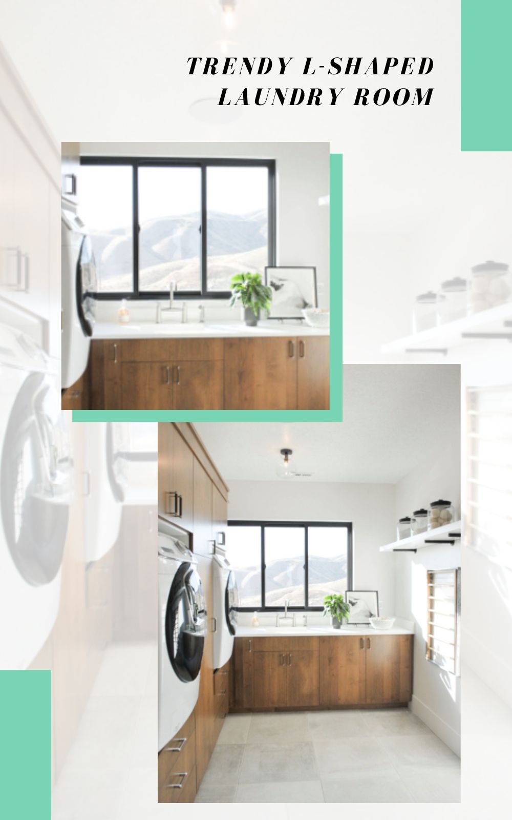 backsplash tile ideas above laundry room sink