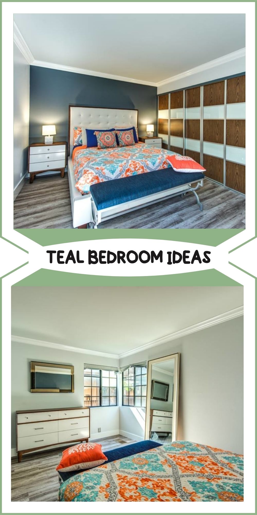 teal and brown bedroom ideas