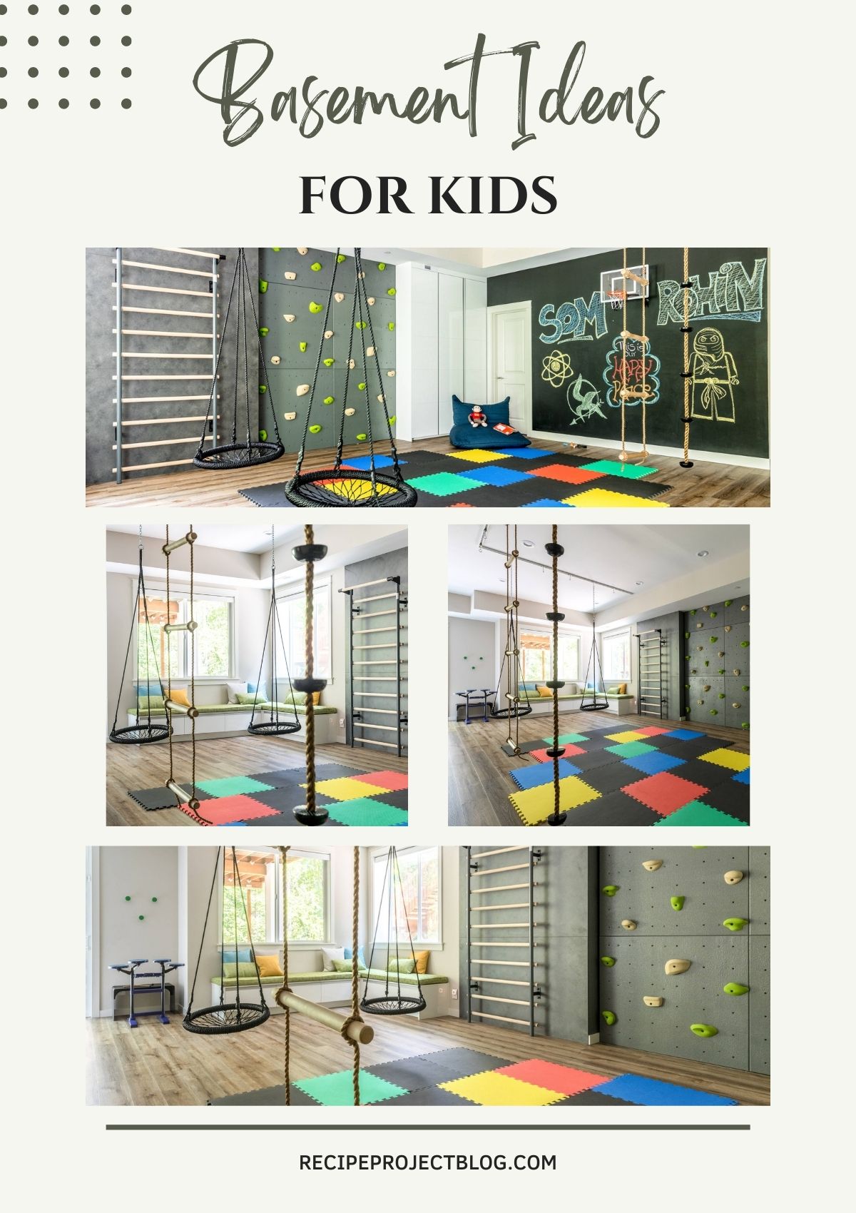 basement ideas for kids studying