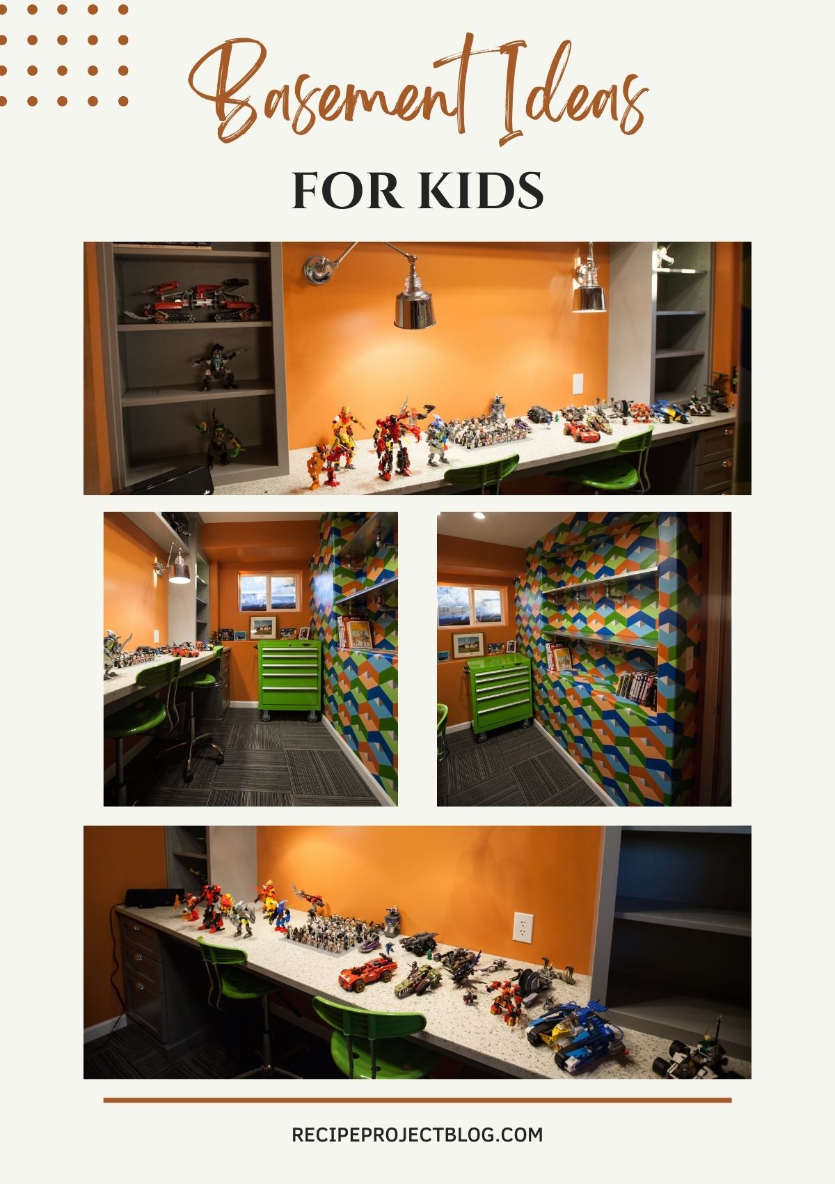 ideas for basement kids room 