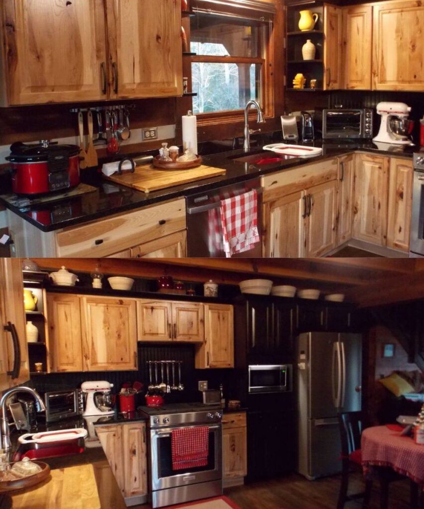 Simple Cabin Kitchen Design