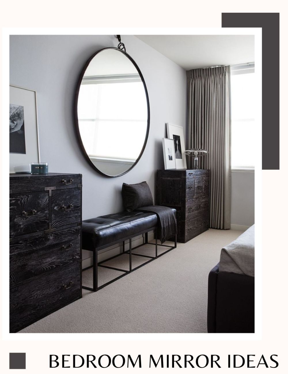 Reflections of Style Unique Bedroom Mirror Ideas