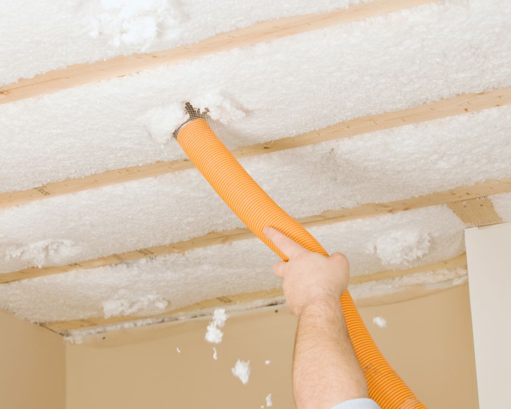 Measuring and Cutting Insulation for Basement Ceiling