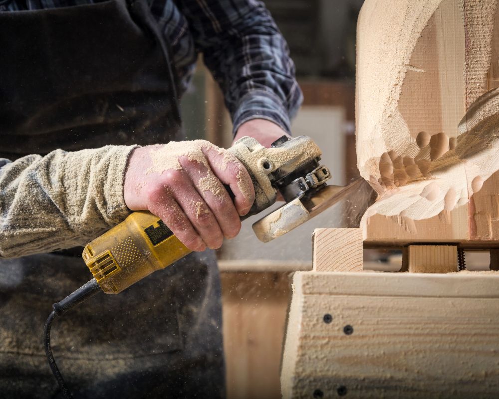 Wood Carving with an Angle Grinder